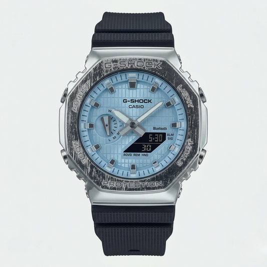 G-SHOCK GA-2100 – SKY BLUE DIAL CARBON CORE EDITION