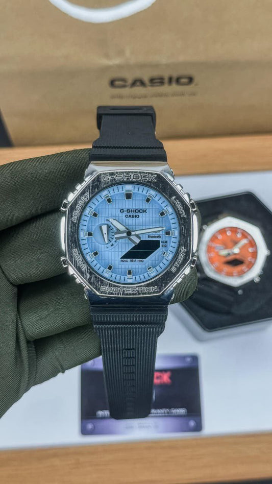 G-SHOCK GA-2100 – SKY BLUE DIAL CARBON CORE EDITION