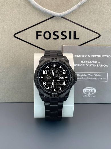 FOSSIL BRONSON AUTOMATIC – BLACK SKELETON EDITION