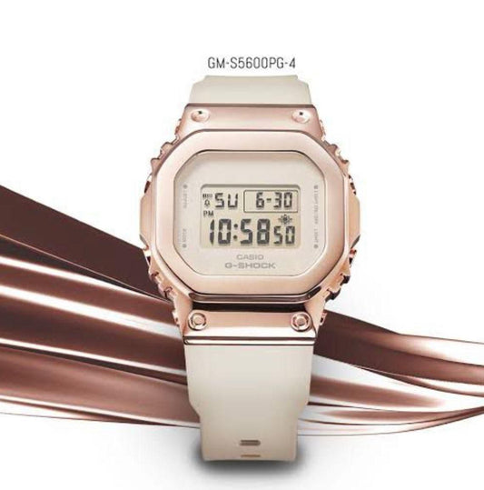CASIO G-SHOCK DW-5600 METAL ROSE GOLD EDITION