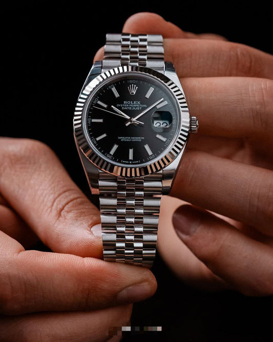 ROLEX DATEJUST BLACK DIAL