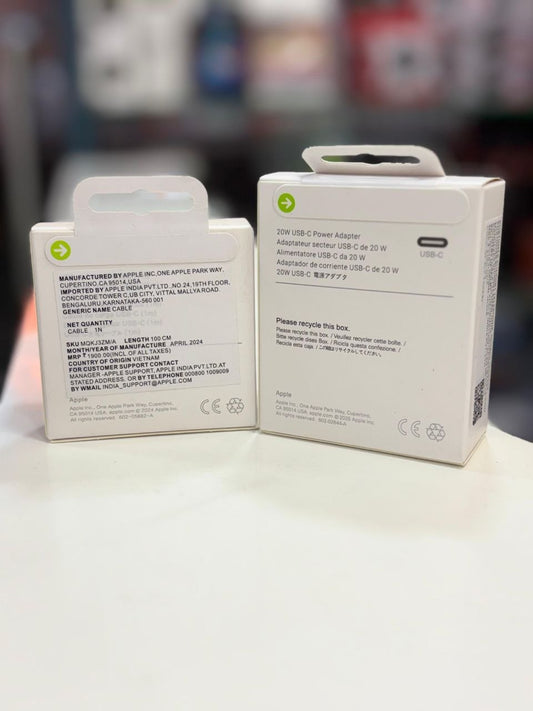 Apple 20W Fast Charger Combo Type-C