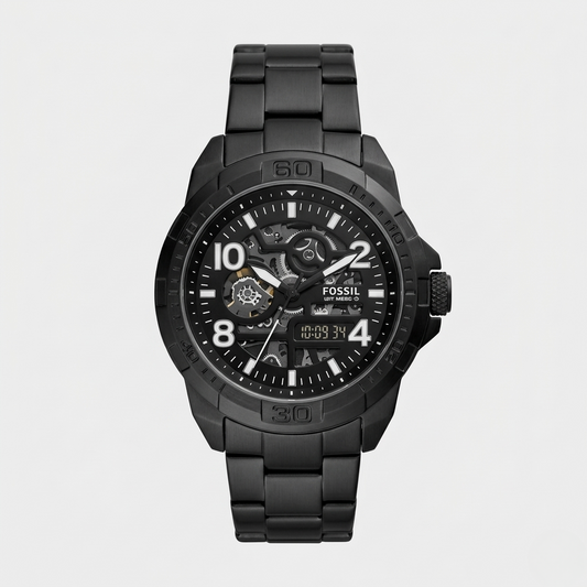 FOSSIL BRONSON AUTOMATIC – BLACK SKELETON EDITION