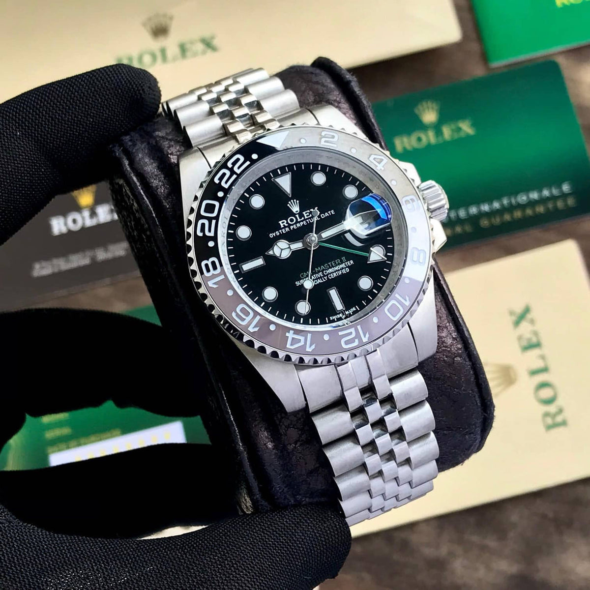 Rolex GMT Master II Silver Watch