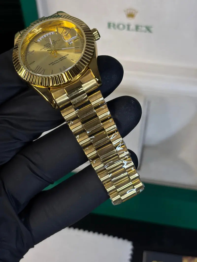 Rolex Day-Date  Gold President Bracelet Watch