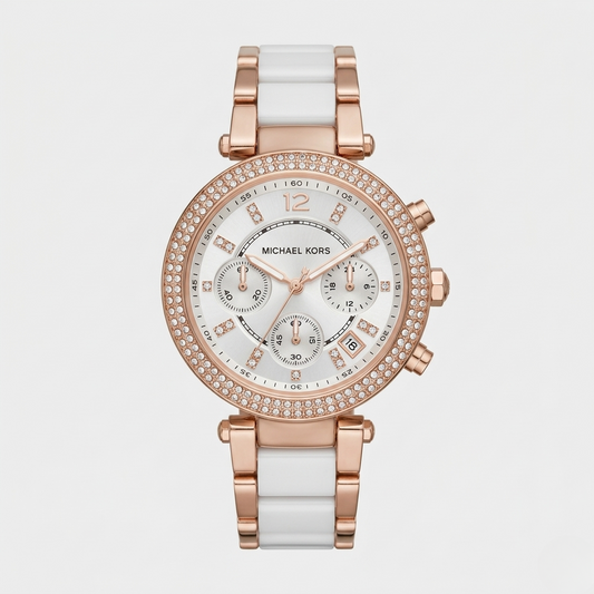 MICHAEL KORS PARKER – MK5774 WHITE RESIN EDITION