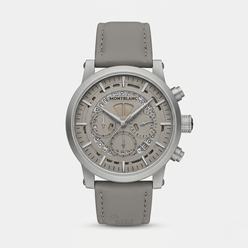 MONTBLANC CHRONOGRAPH – GREY LEATHER EDITION