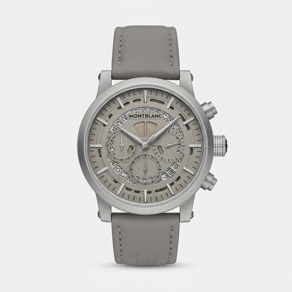 MONTBLANC CHRONOGRAPH – GREY LEATHER EDITION