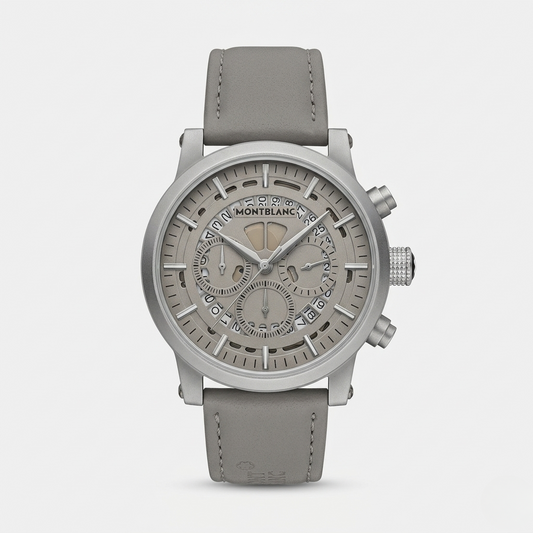 MONTBLANC CHRONOGRAPH – GREY LEATHER EDITION
