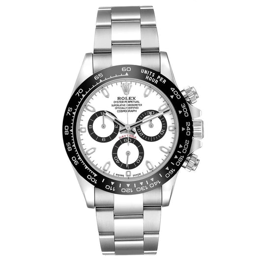 Rolex Daytona White Dial Stainless Steel Oyster Chronograph Watch