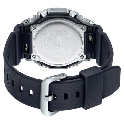 Casio G-Shock Black Metal Analog-Digital Resin Strap Watch for Men