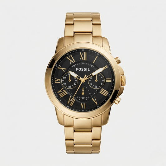 FOSSIL CHRONOGRAPH – GOLD BLACK EDITION