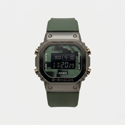CASIO G-SHOCK DW-5600 METAL – MILITARY GREEN EDITION