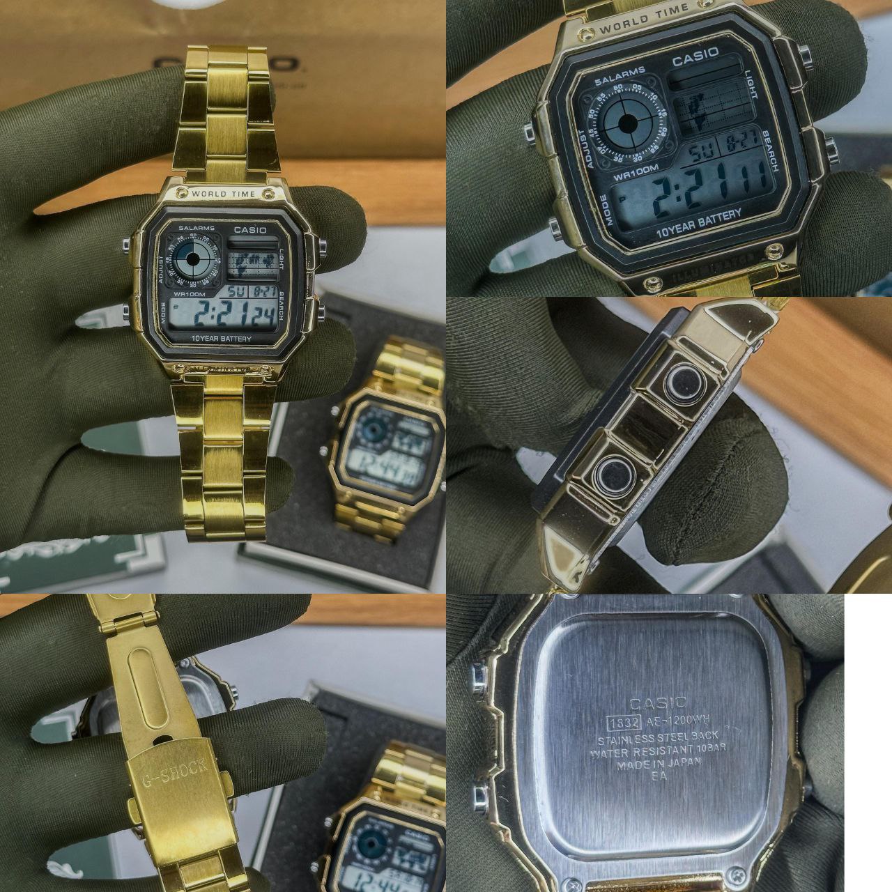 CASIO ROYALE – AE-1200 GOLD WORLD TIME EDITION