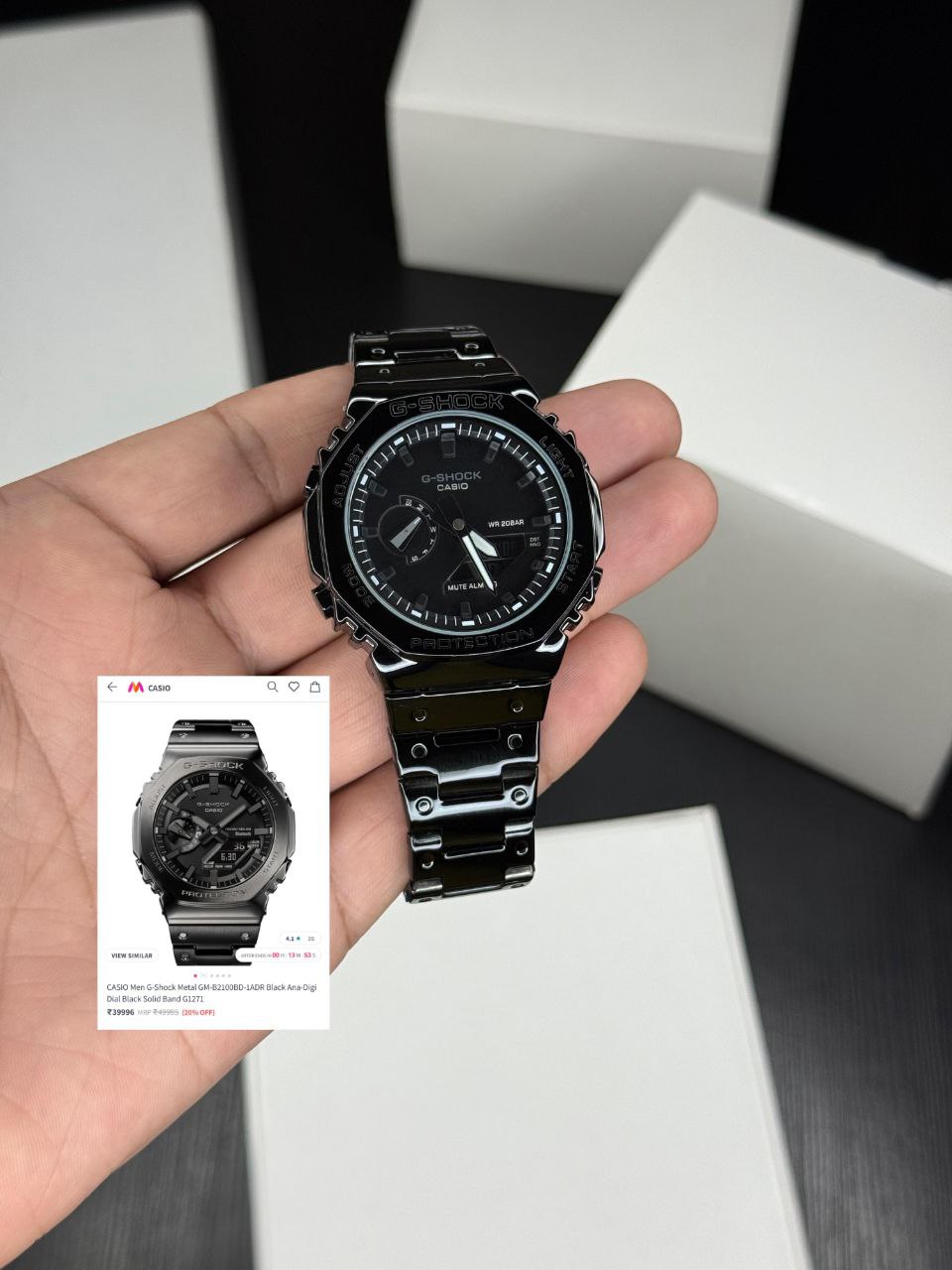 G-SHOCK GM-2110D – FULL METAL ALL BLACK EDITION