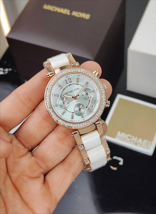 MICHAEL KORS PARKER – MK5774 WHITE RESIN EDITION