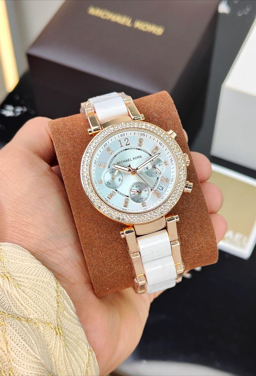 MICHAEL KORS PARKER – MK5774 WHITE RESIN EDITION