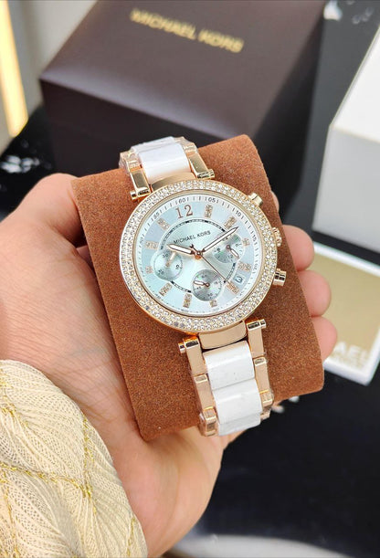 MICHAEL KORS PARKER – MK5774 WHITE RESIN EDITION