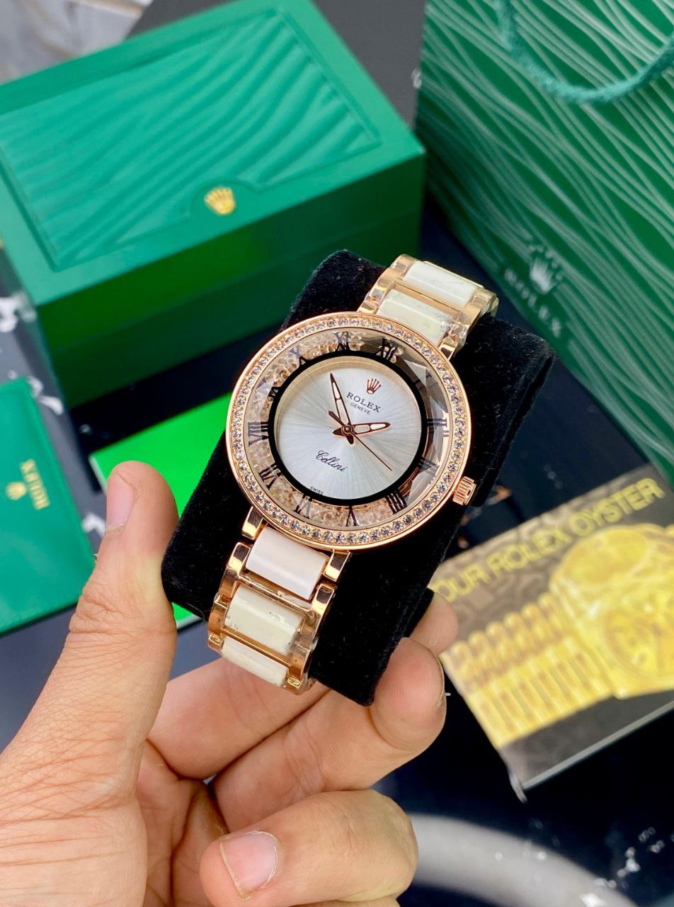 ROLEX LADIES – ROSE GOLD WHITE EDITION