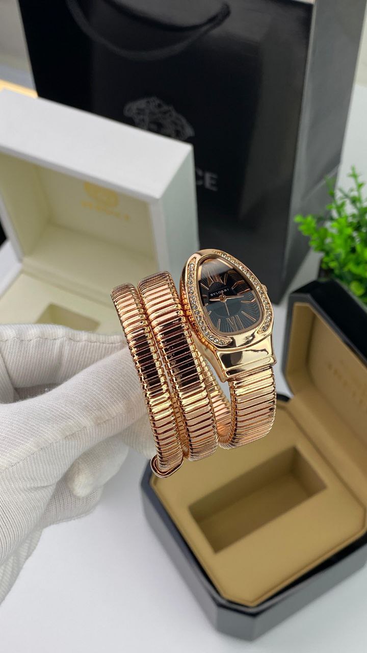 BVLGARI SERPENTI SNAKE COIL ROSE GOLD EDITION