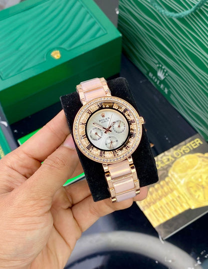 ROLEX LADIES ROSE GOLD MULTIFUNCTION – VALENTINE EDITION