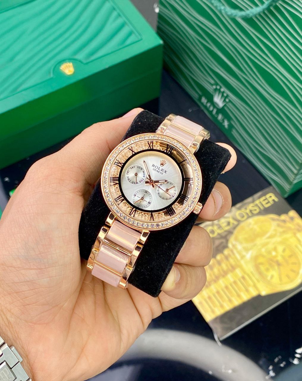 ROLEX LADIES ROSE GOLD MULTIFUNCTION – VALENTINE EDITION