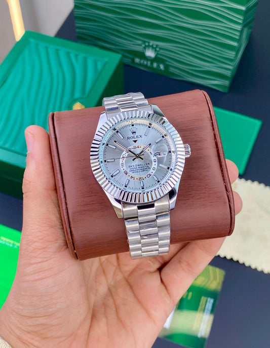 ROLEX SKY-DWELLER – SILVER EXECUTIVE EDITION