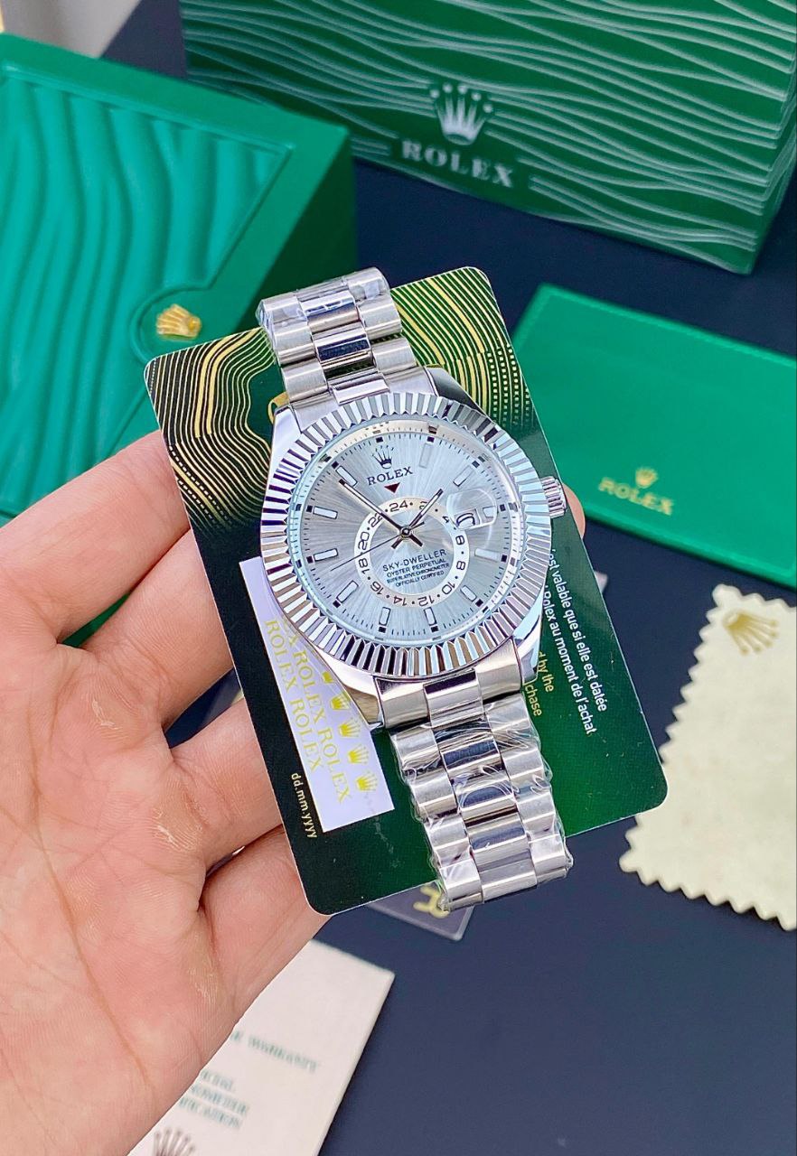ROLEX SKY-DWELLER – SILVER EXECUTIVE EDITION