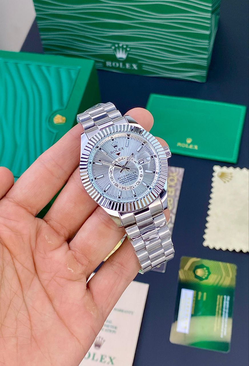 ROLEX SKY-DWELLER – SILVER EXECUTIVE EDITION