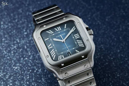 CARTIER SANTOS AUTOMATIC – BLUE DIAL EDITION