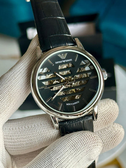 EMPORIO ARMANI SKELETON – MECCANICO BLACK EDITION