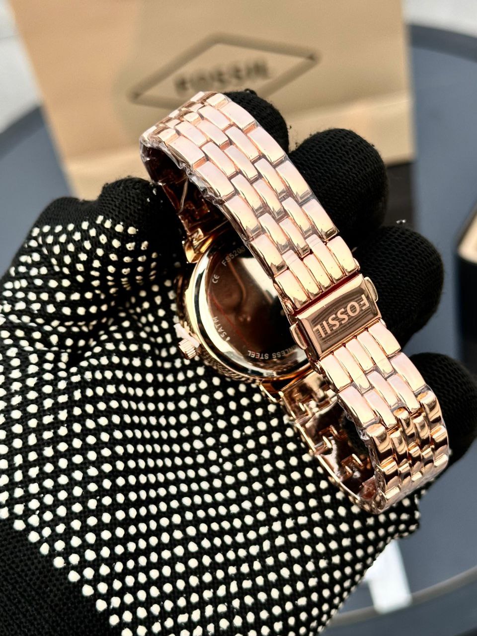 FOSSIL WOMEN – GREEN DIAL ROSE GOLD EDITION