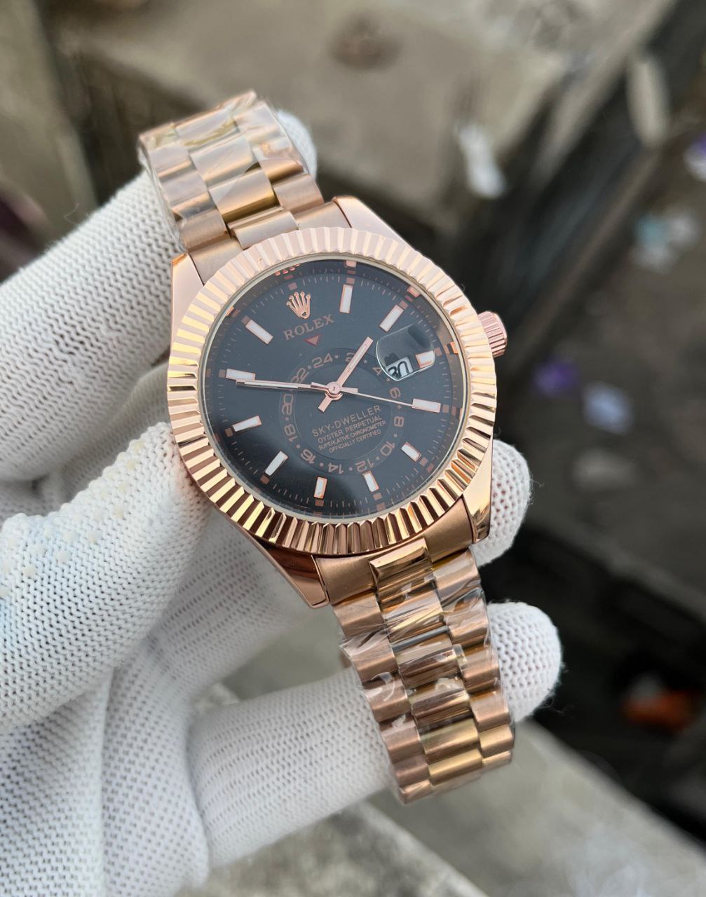 ROLEX OYSTER PERPETUAL SKY-DWELLER – COPPER BLACK EDITION
