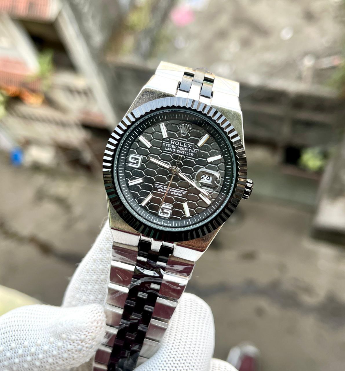 ROLEX LAND-DWELLER – SILVER BLACK LIMITED EDITION