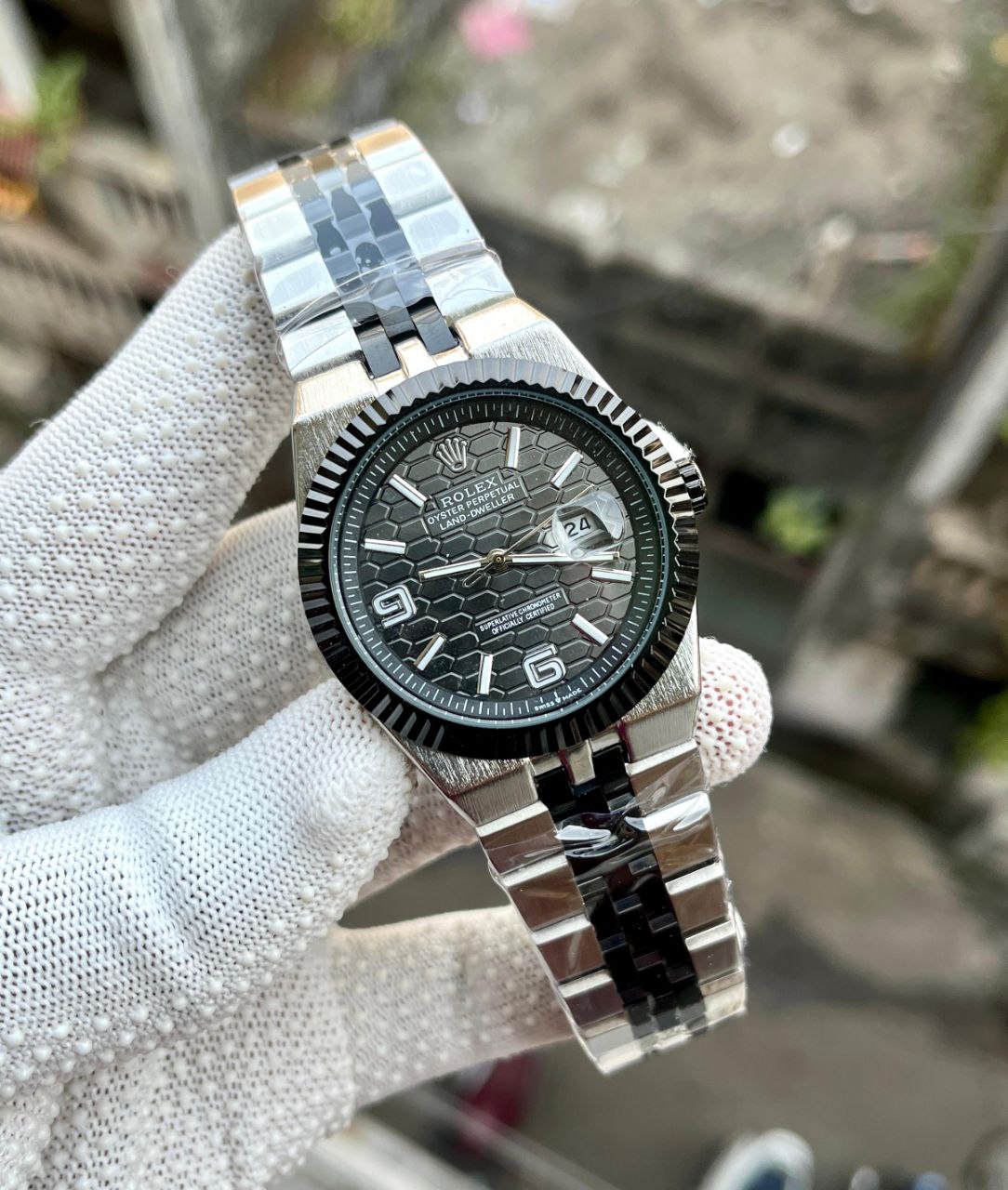 ROLEX LAND-DWELLER – SILVER BLACK LIMITED EDITION