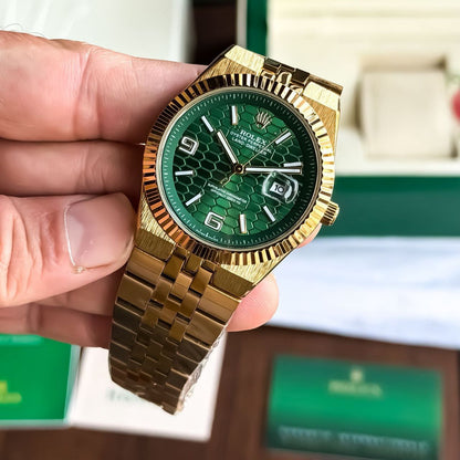 ROLEX LAND-DWELLER – GREEN GOLD PREMIUM EDITION