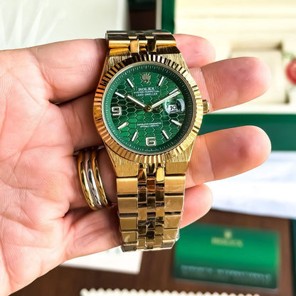 ROLEX LAND-DWELLER – GREEN GOLD PREMIUM EDITION