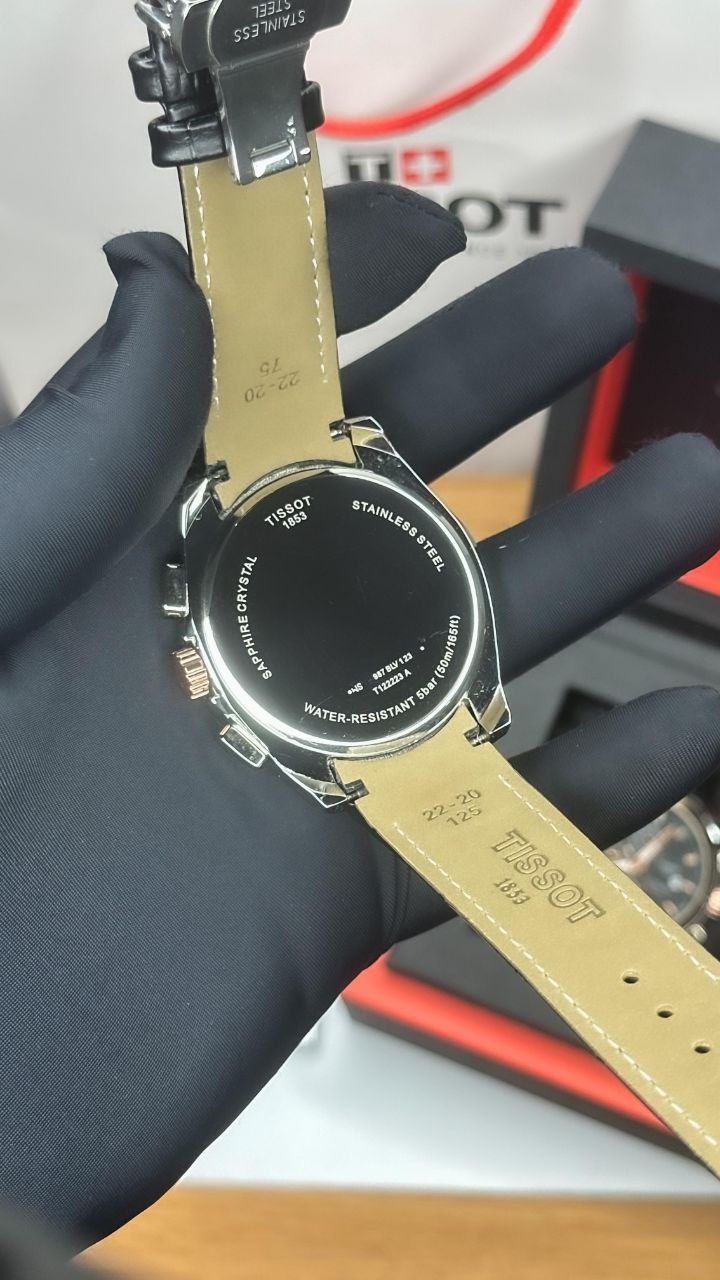 TISSOT COUTURIER CHRONOGRAPH – BLACK LEATHER EDITION