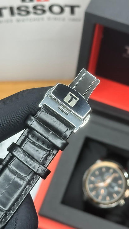 TISSOT COUTURIER CHRONOGRAPH – BLACK LEATHER EDITION