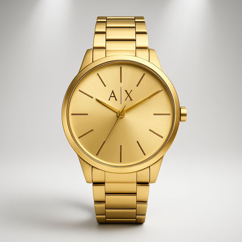 Armani Exchange Elegant Gold Tone Men's Watch