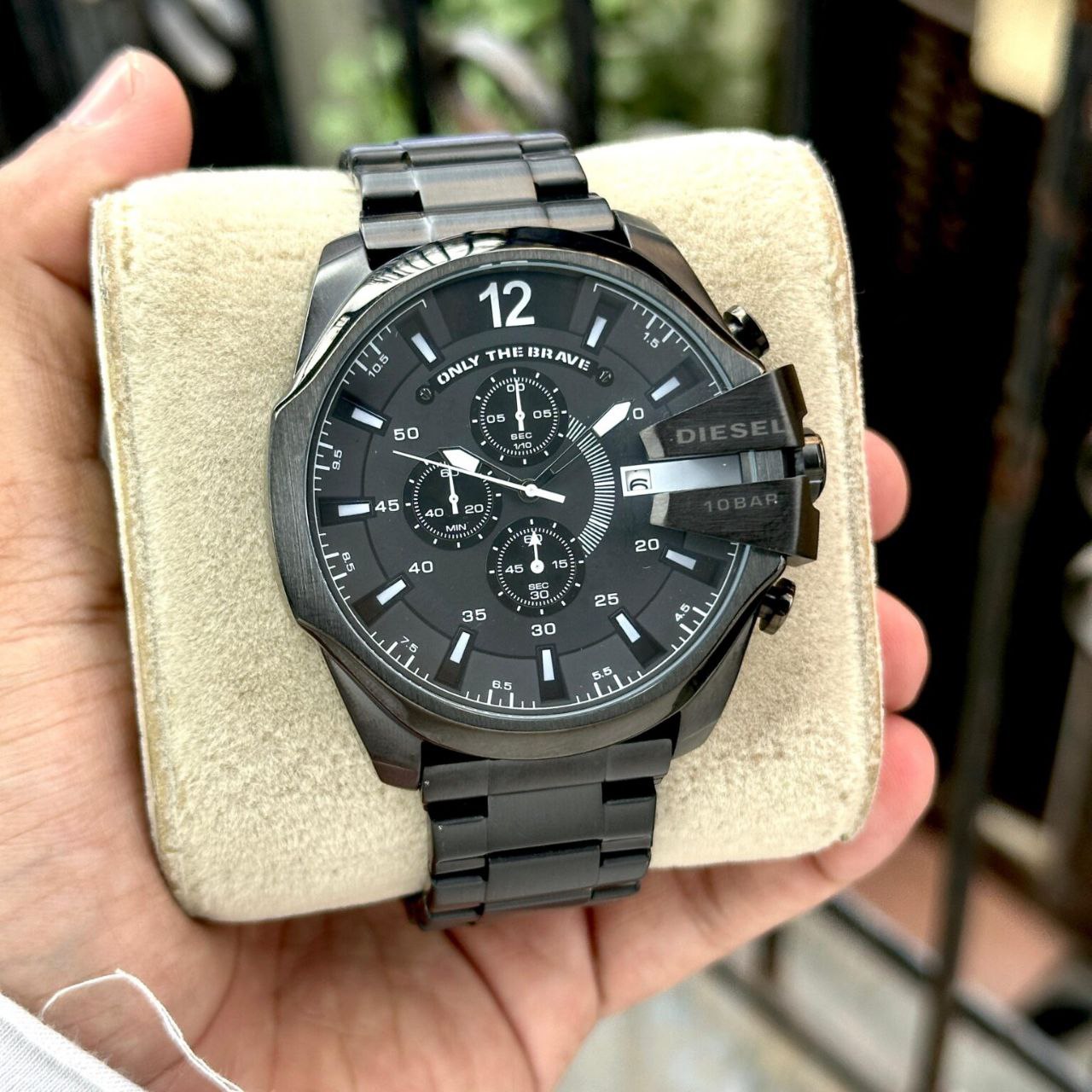 Diesel Mega Chief Grey Chronograph Watch Men