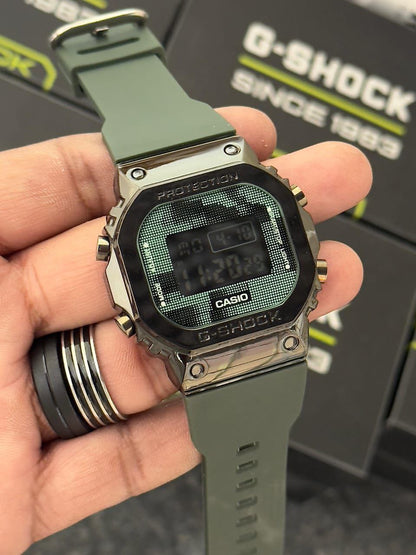CASIO G-SHOCK DW-5600 METAL – MILITARY GREEN EDITION