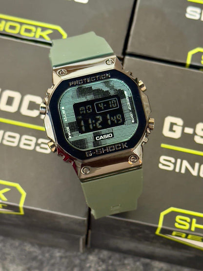 CASIO G-SHOCK DW-5600 METAL – MILITARY GREEN EDITION