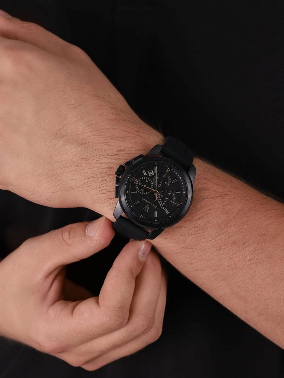 MASERATI SUCCESSO CHRONOGRAPH – BLACK SPORT EDITION