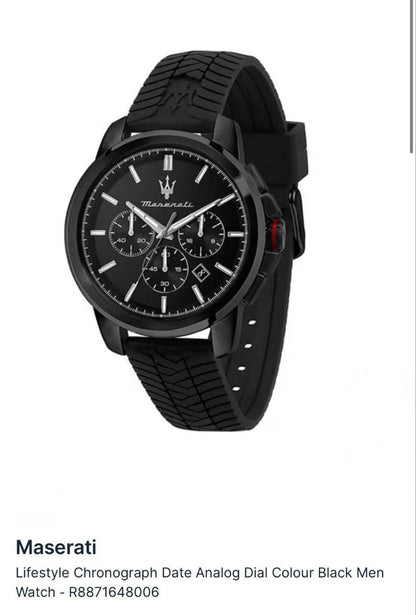 MASERATI SUCCESSO CHRONOGRAPH – BLACK SPORT EDITION