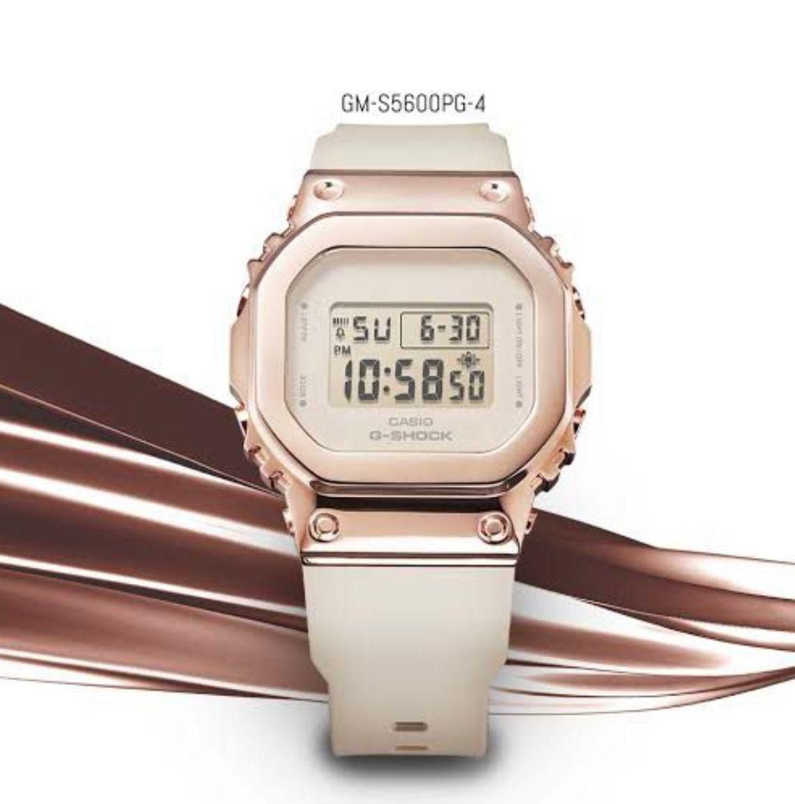 CASIO G-SHOCK DW-5600 METAL ROSE GOLD EDITION