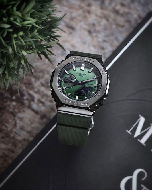 G-SHOCK GM-2100 METAL GREEN EDITION