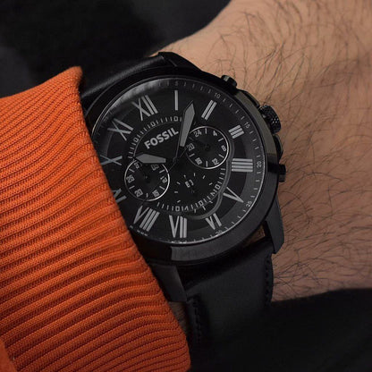 FOSSIL BRONSON BLACK CHRONOGRAPH