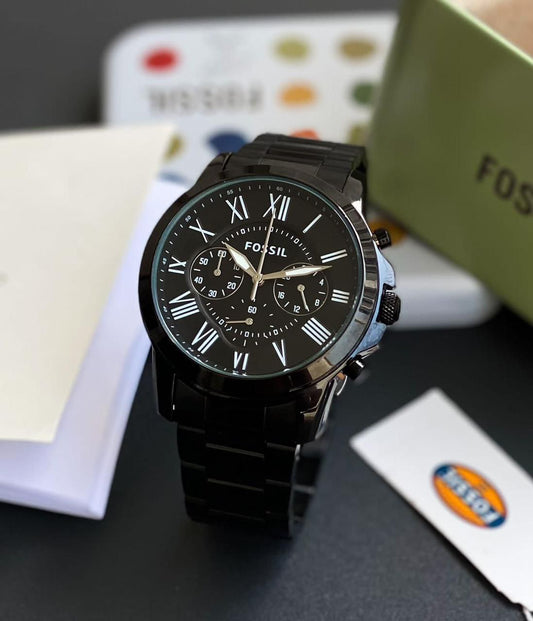 FOSSIL BLACK CHRONOGRAPH – FULL METAL EDITION