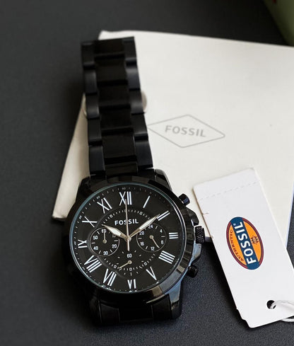 FOSSIL BLACK CHRONOGRAPH – FULL METAL EDITION